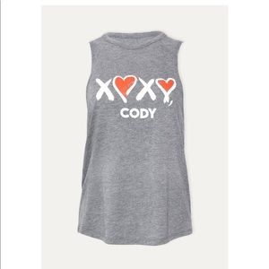 BRAND NEW Peloton xoxo Cody rigsby tank top